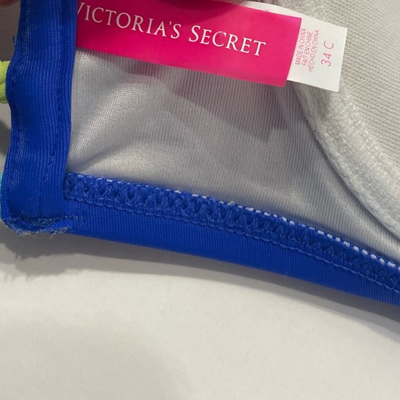 Victoria’s Secret 34C strapless swim top Blue - Picture 2 of 6